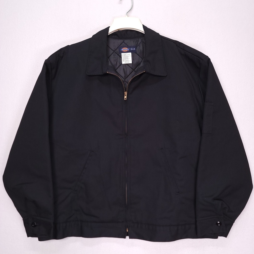 Dickies JT15BK Insulated Eisenhower Jacket Black Mens 3XL LN Workwear Coat